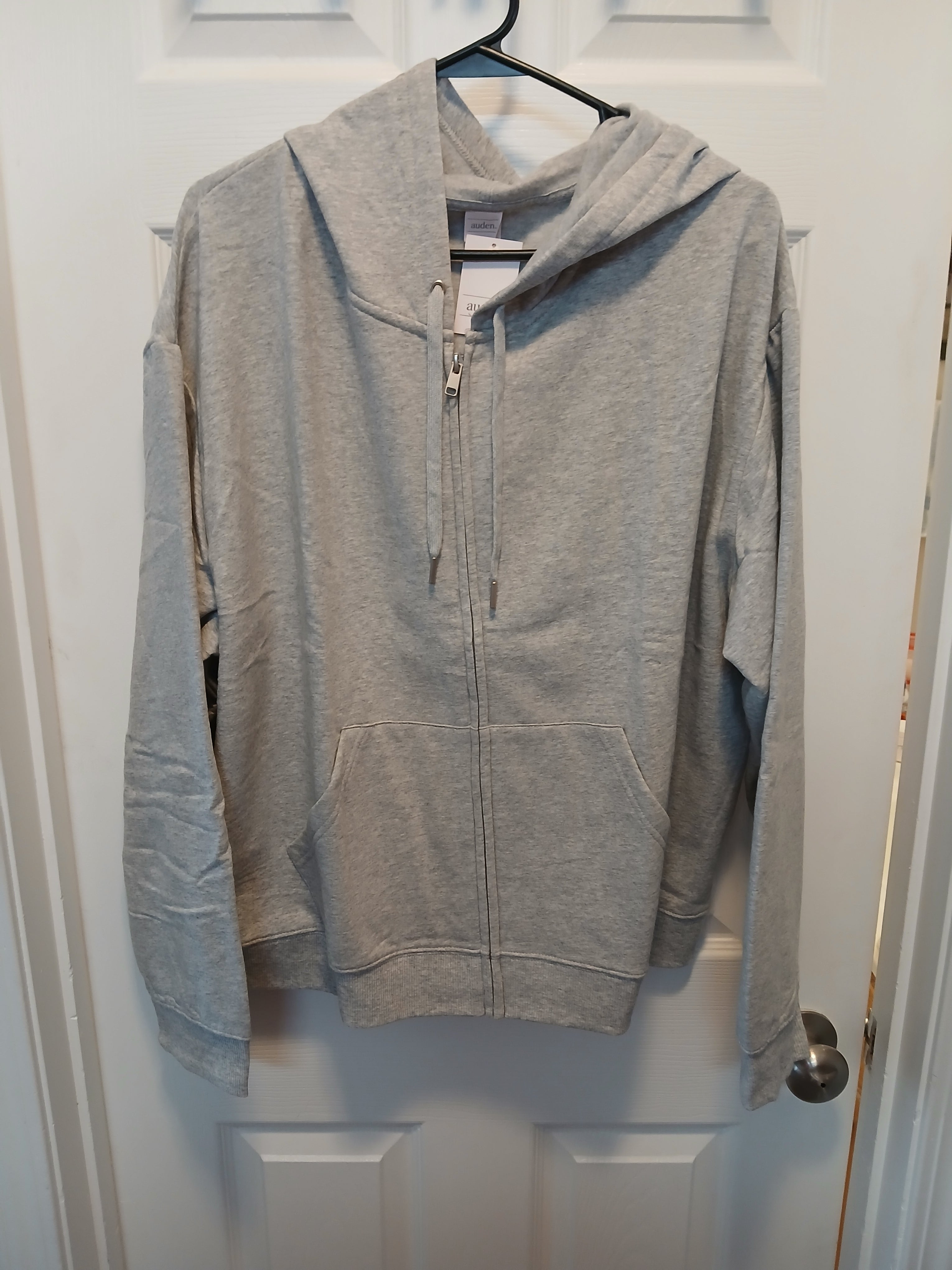 Gray Zip up  Hoodie